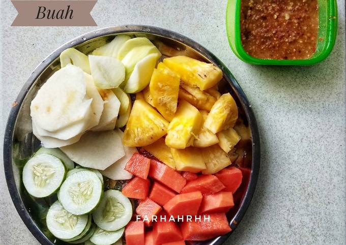 Resep Rujak Buah Anti Gagal