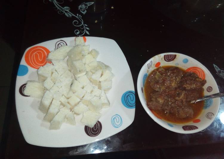 Recipe of Speedy White yam and peppersoup Cooking Basics for Newbies