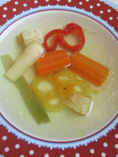 Hamis húsleves tökből recept fotója