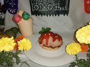 Una foto de mousse de menta