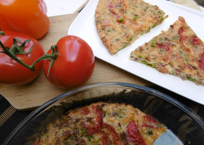 Omelette Frittata Recipe by Foodzesty - Cookpad
