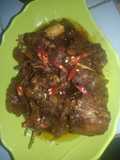 Daging domba asam manis pedas