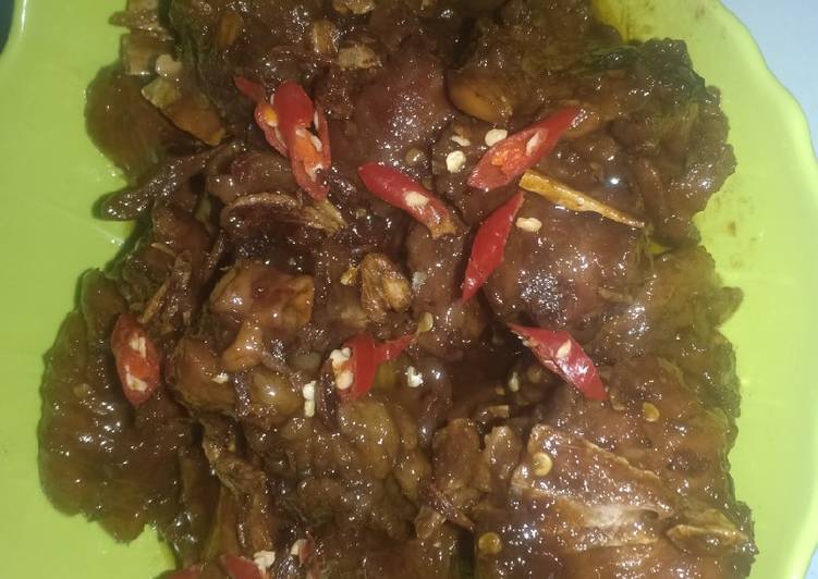 Daging domba asam manis pedas