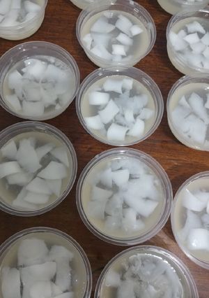 Foto resep Puding kelapa