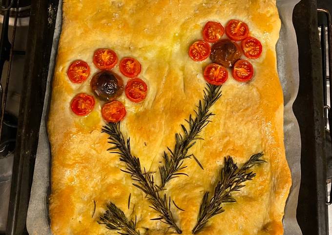 Focaccia (mit Kefir)