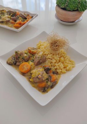 Une photo de Blanquette de Sot l’y laisse