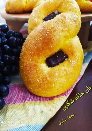 عکسی از دستور نان حلقه شکری💜