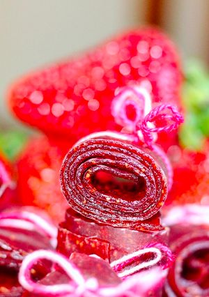 Una foto de Rebanadas de fruta hechas en casa de 3 ingredientes. Saludable para los niños