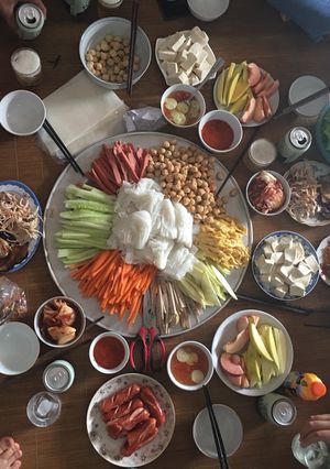 Hình của món Bún cuốn.
