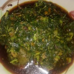 Afang Soup A picture of Afang Soup.
