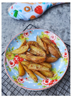 Foto resep Kentang Panggang Pedas (Hot & Spicy Baked Potato)