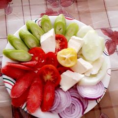 A picture of Panchtarni Green salad.