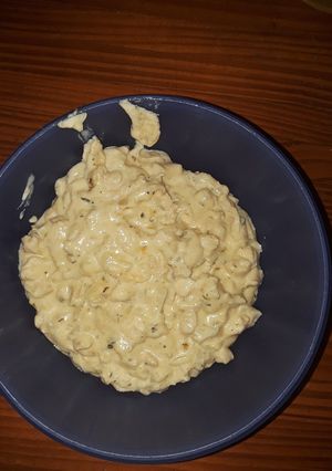 Una foto de Relleno de pollo y crema