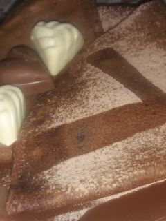 صورة لوصفة كريب بذوق الشوكولاتة وبالشوكولاتة 😍❤❤❤