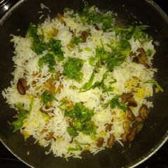 A picture of Rajma chawal.