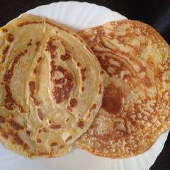 A picture of Banana pancakes 😋.