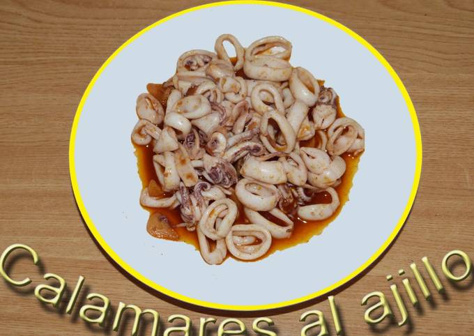 Calamares al ajillo Receta de Antoni call- Cookpad