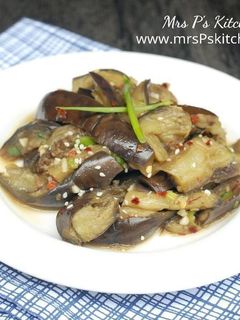 韓式涼拌茄子 的食譜成品照片
