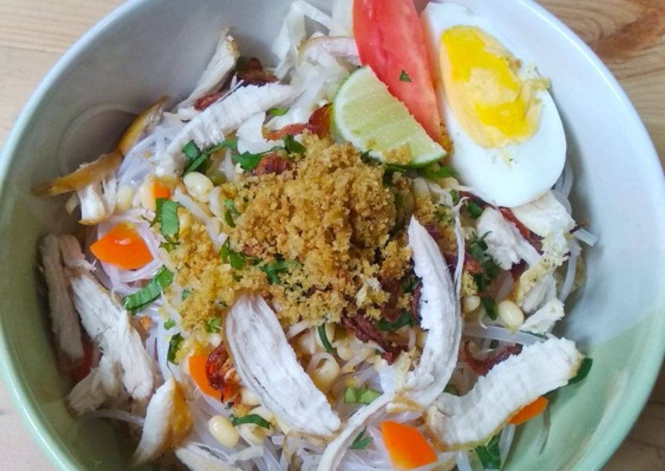 Soto Lamongan + Serbuk Koya