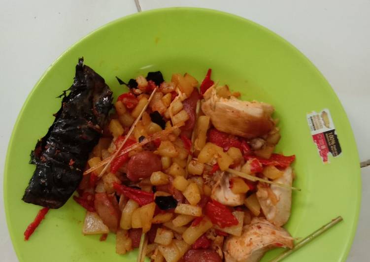 Panduan Membuat Sambal goreng kentang sosis dan ayam Yummy Panduan Membuat Sambal goreng kentang sosis dan ayam Yummy