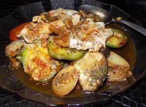 Una foto de Tajine Marroquí (pescado y verduras)