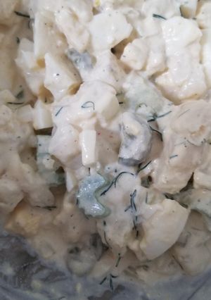 A picture of My best potato salad.