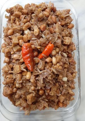 Foto resep Asam manis tempe+teri medan+ kacang tanah