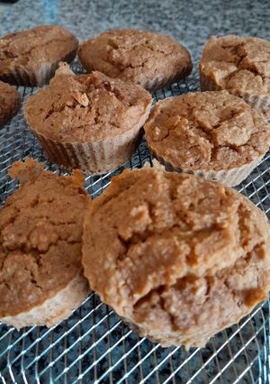 Una foto de Muffins de 🍎🍌 bebes 12m+