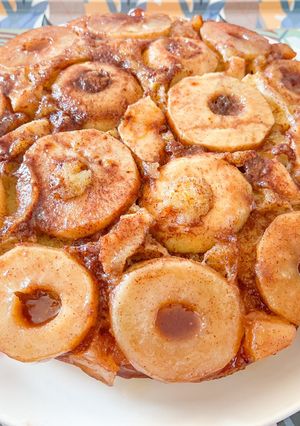 Φωτογραφία της συνταγής Αφράτη μηλόπιτα 🍎 (αναποδογυριστή)
