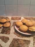 Muffins mixtos de dulce de leche y cacao