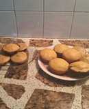 Muffins mixtos de dulce de leche y cacao