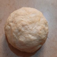 Pizza dough A picture of Pizza dough.