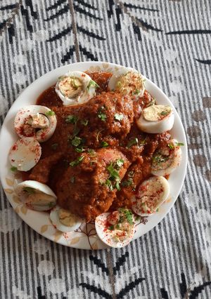A picture of Chicken drumsticks masala.