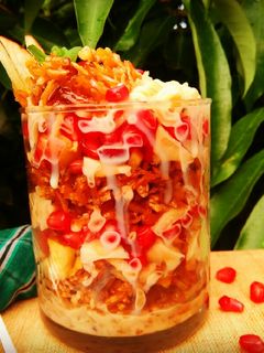 ফ্রুটি ক্রান্চি পাস্তা স্যালাদ (fruity crunchy pasta salad recipe in Bengali রেসিপির প্রধান ছবি