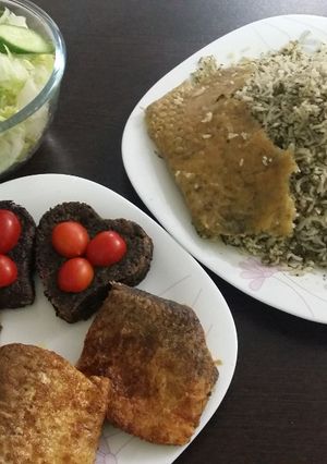 عکسی از دستور سبزی پلوباماهی