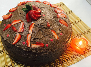 صورة لوصفة كيكة الشوكولاتة 🎂(عيد ميلاد ابني)🎂
