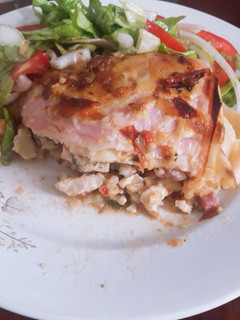 Una foto de Lasaña de pollo