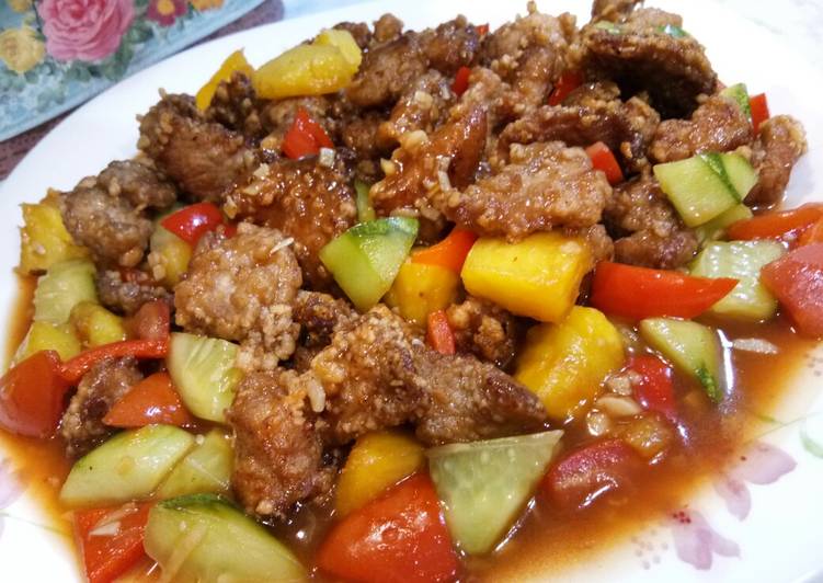 Recipe of Any-night-of-the-week Sweet and Sour Pork