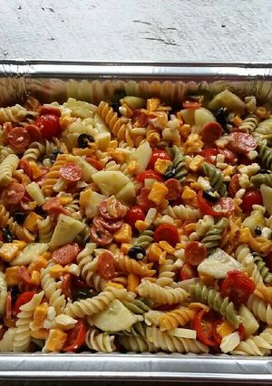 A picture of Pasta salad.