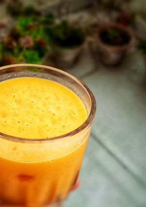 A picture of Mango shake.