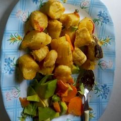 A picture of Stewed bananas/ plantains.