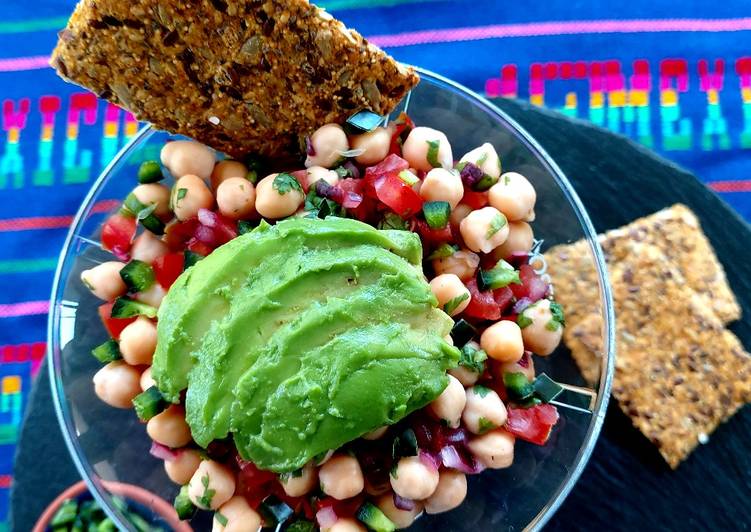 Ceviche de garbanzos