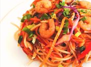 Una foto de chow mein