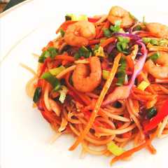 Chow Mein (Tallarín Salteado Estilo Oriental o fideos chinos)-レシピのメイン写真