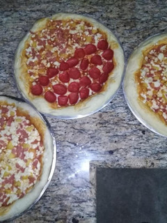 Una foto de Pizza hawaiana