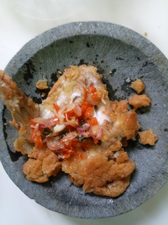 Foto resep Ayam Geprek Sambal Matah