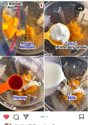 A picture of Mango juice.