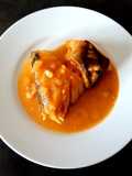 Bacalao skrei en salsa de tomate