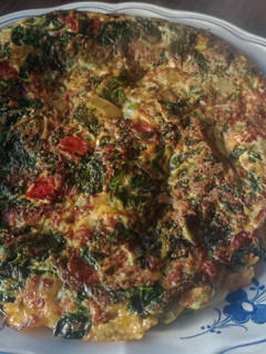 Una foto de Tortilla de espinacas
