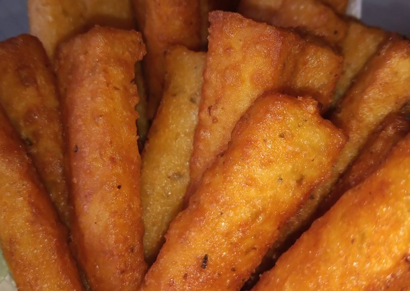 🍟Bastoncitos de puré de papas súper crocantes!! 😋💪🏻